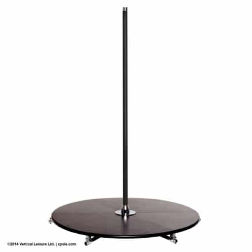 black pole with stage