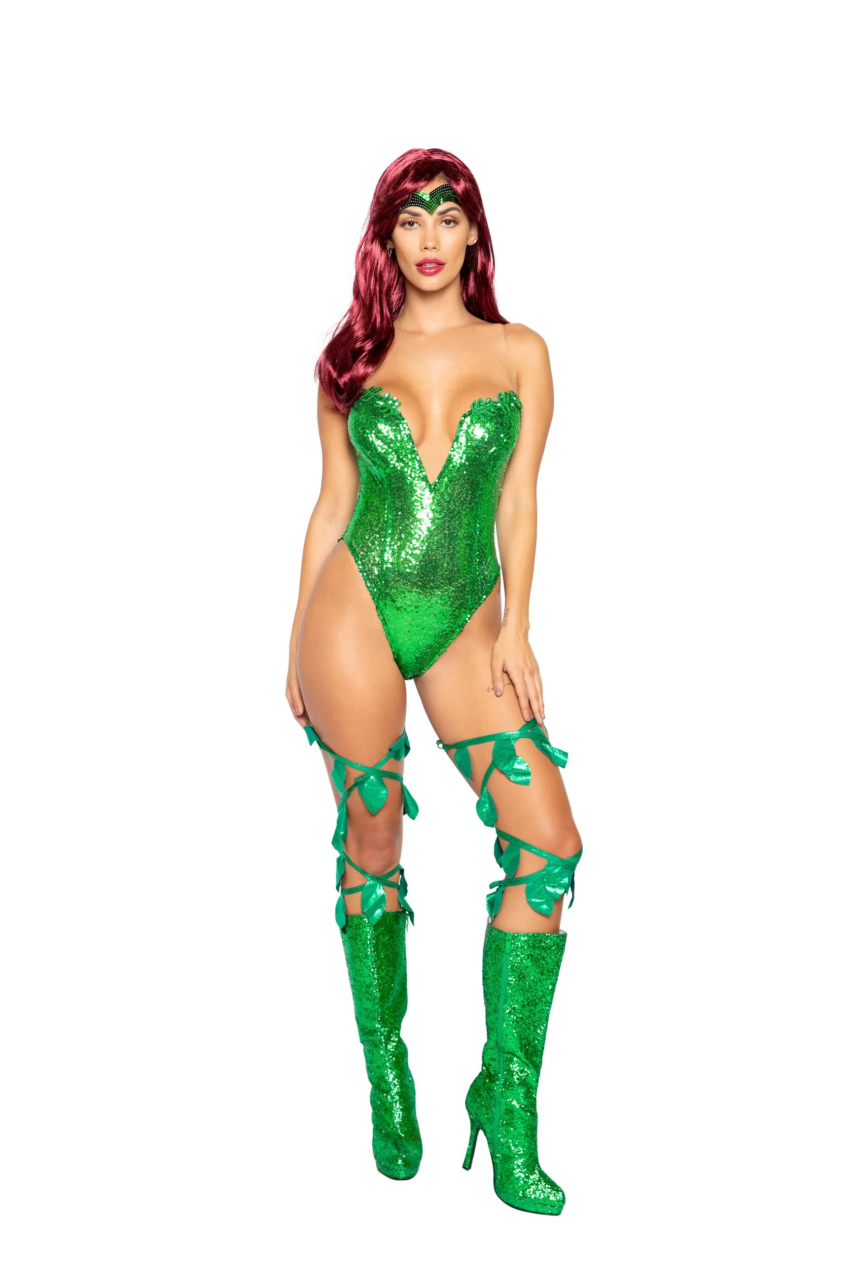 2 PC Poison Ivy Costume Front View