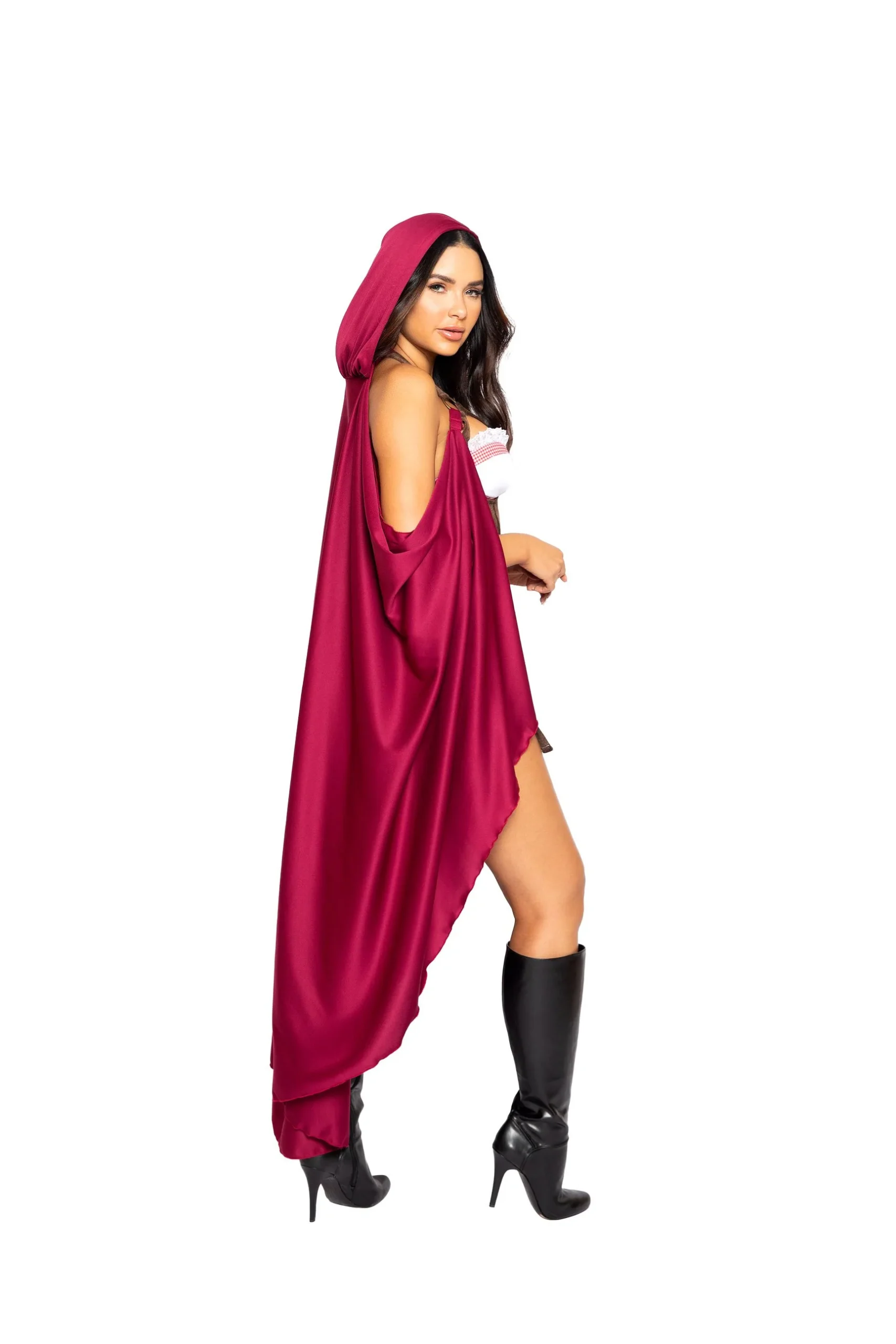 2 Piece Little Red Riding Hood Costume side view