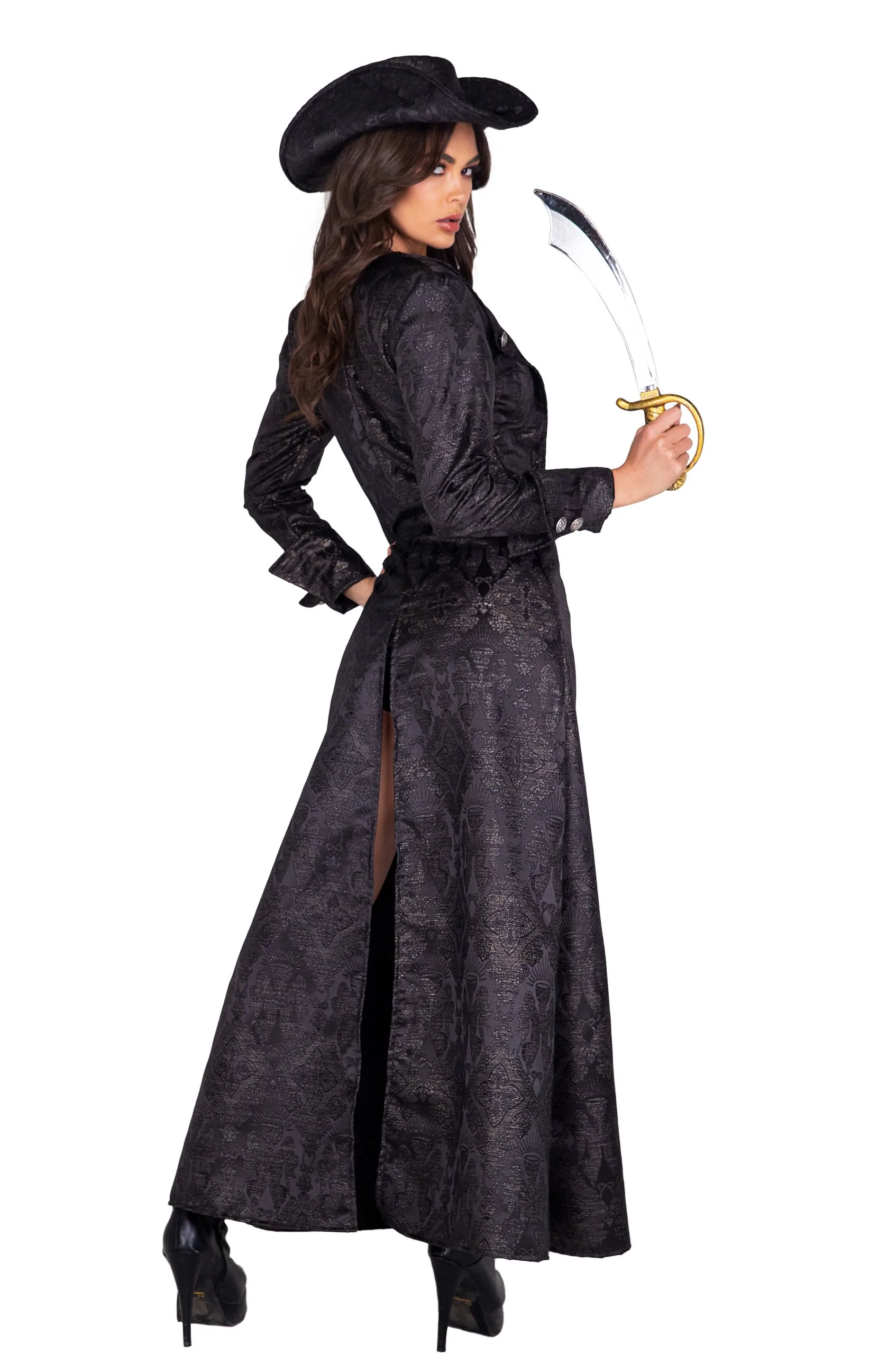 4PC CAPTIVATING PIRATE COSTUME Back View