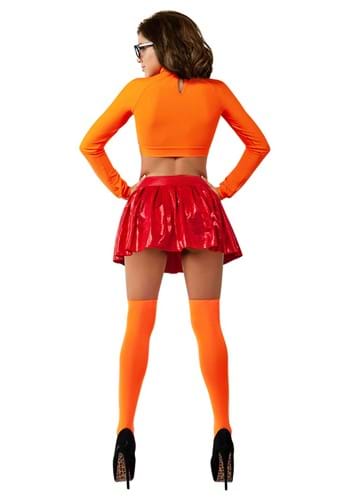 Sexy Brainy Babe Women's Adult Velma Costume Back View