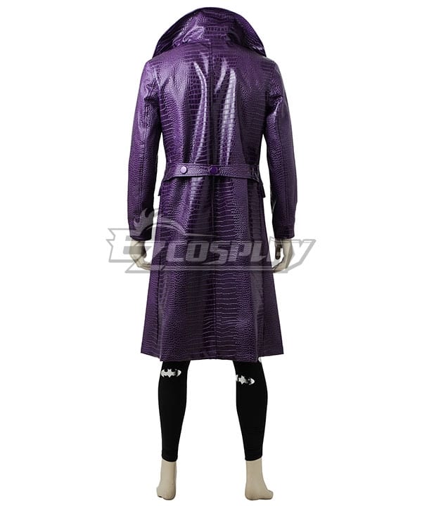 Suicide Squad Joker Movie Cosplay Costume Back View