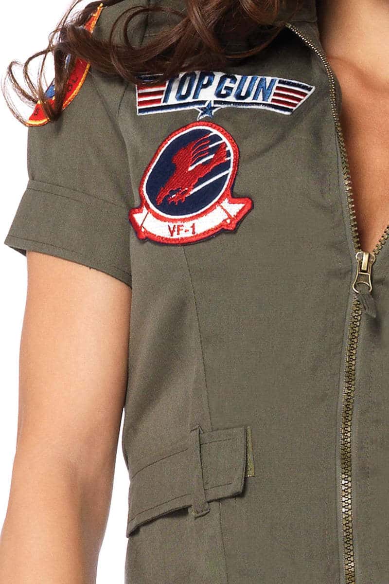 Top Gun Flight Dress Costume Badges