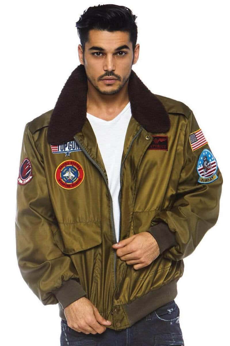 Top Gun Men's Bomber Jacket Costume