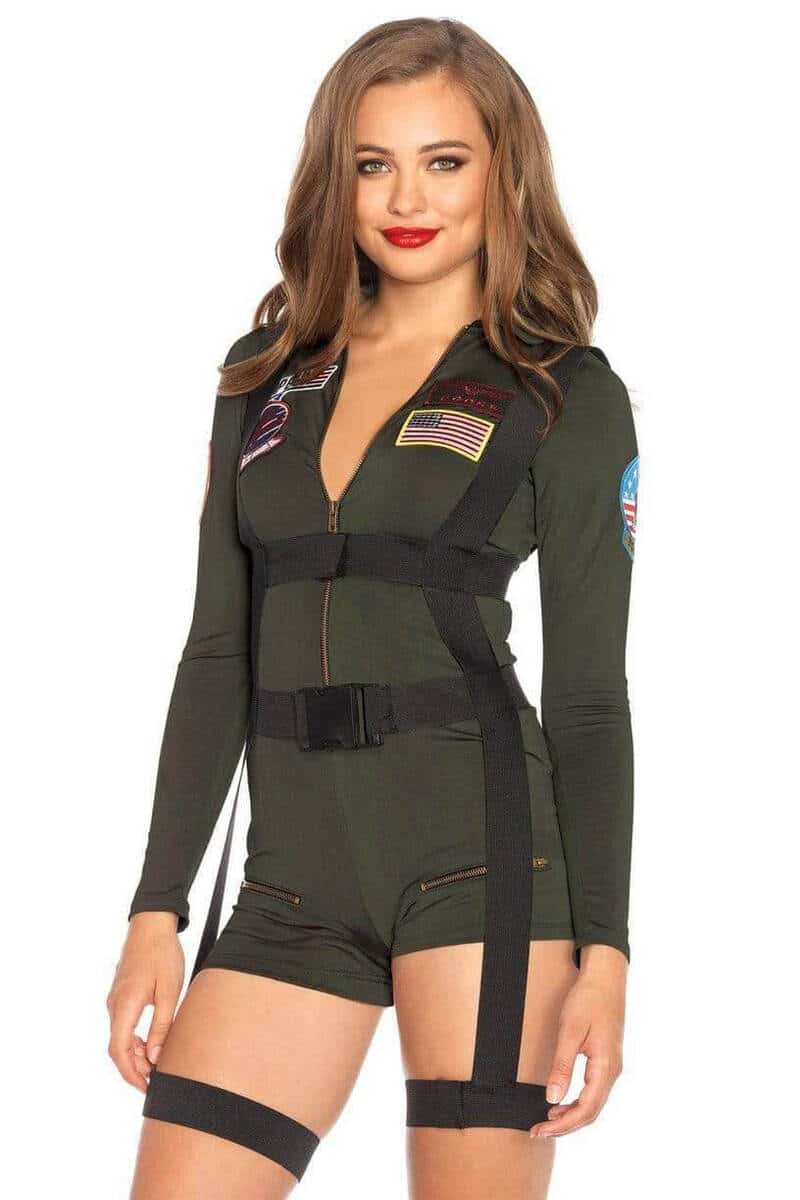 Top Gun Romper Costume for Women